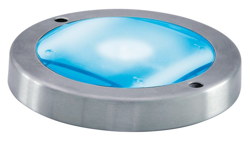 Ice Solar Blue Deck Lights Silver Effect