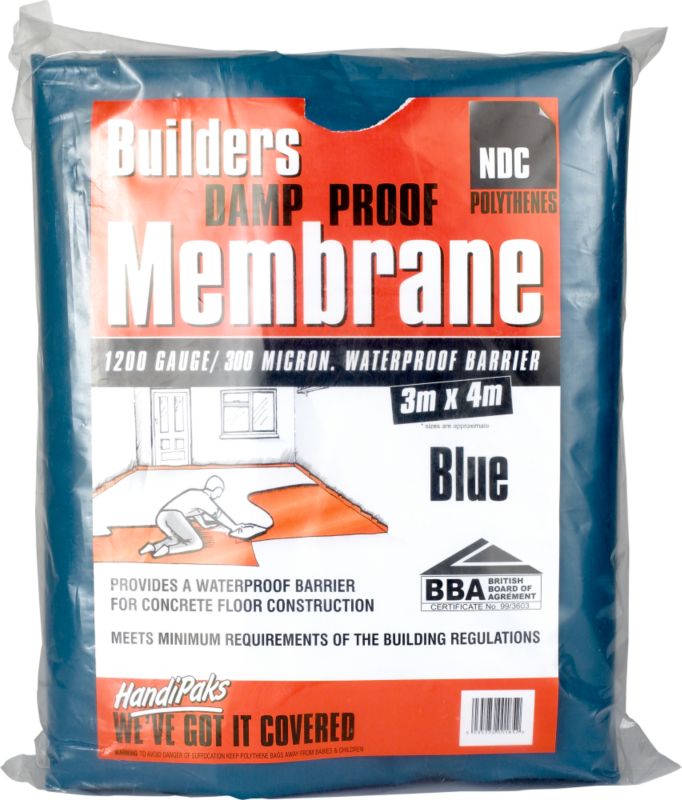 NDC Builders Damp Proof Membrane Blue