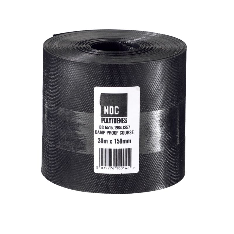 NDC Damp Proof Course Black 30m x 150mm