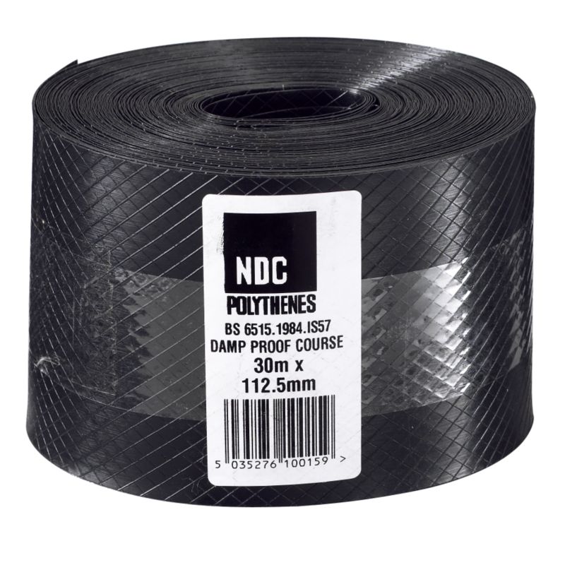 NDC Damp Proof Course Black 30m x 1125mm