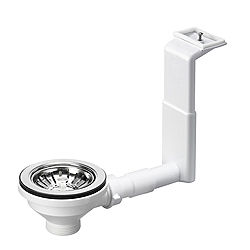 Blanco Chrome Effect Plastic Sink Fixing Departments DIY at B&Q