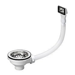 Blanco Chrome Effect Plastic Sink Fixing Departments DIY at B&Q