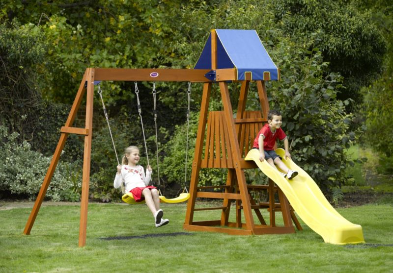 Alternative image for Plum� Indri� Wooden Climbing Frame Outdoor Play Centre