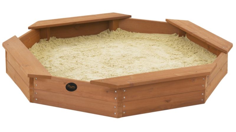 Plumreg Octagonal Outdoor Play Wooden Sand Pit