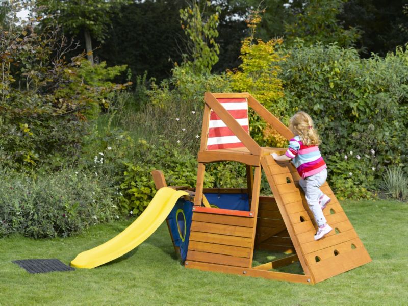 Alternative image for Plum� Captain Plum Wooden Climbing Frame Outdoor Play Centre