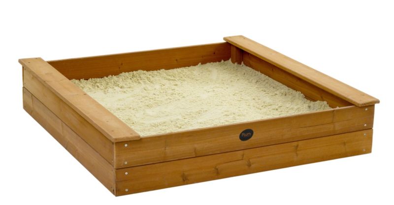 Plumreg Square Outdoor Play Wooden Sand Pit