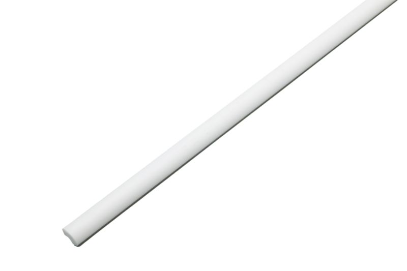 Homelux Bath Trim Plain White (L)1830mm x (H)12mm