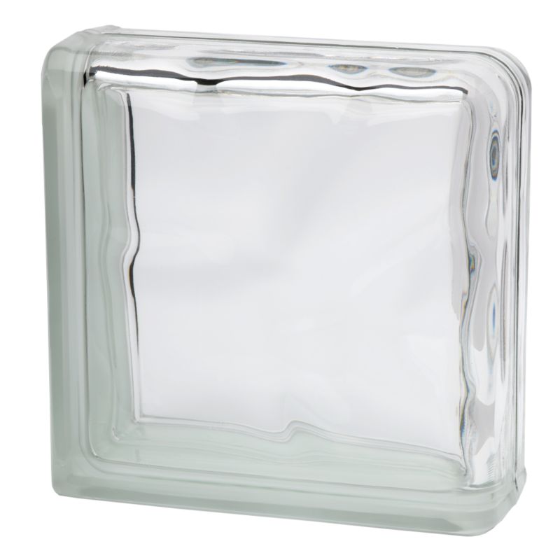 Shackerley Flemish Glass Block Clear Pack of 6 (H)190 x (W)190mm