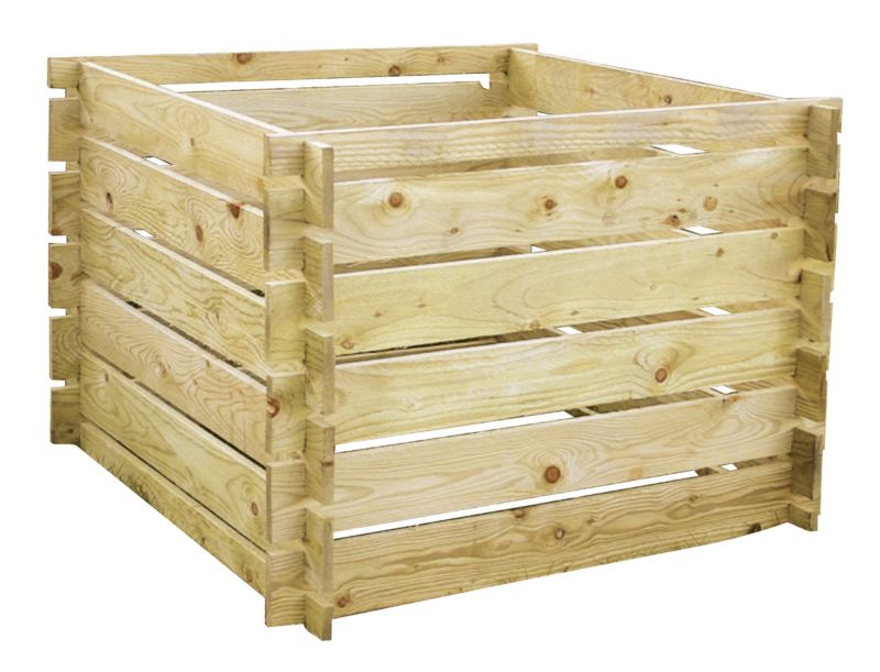 Botanico Wooden Slatted Composter