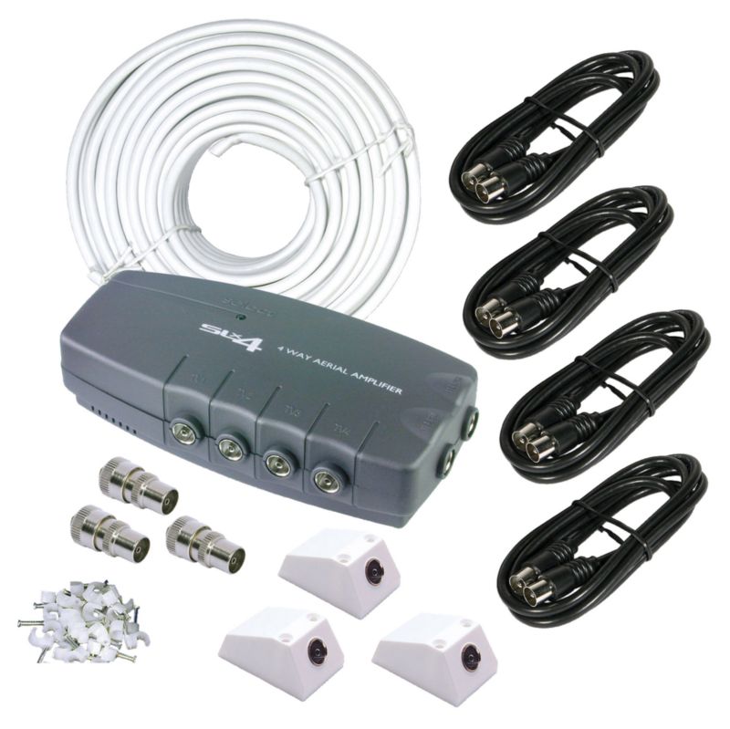 SLX 4 Room Digital TV Distribution Kit