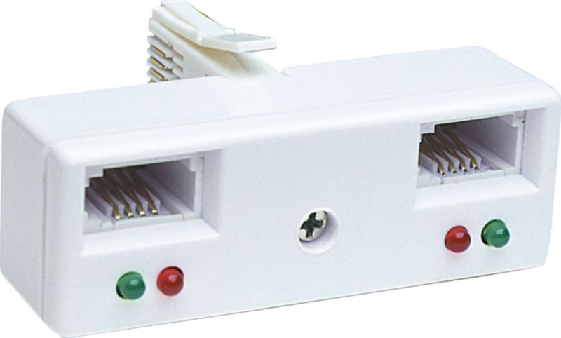 Philex Double Telephone Adaptor With Privacy Feature