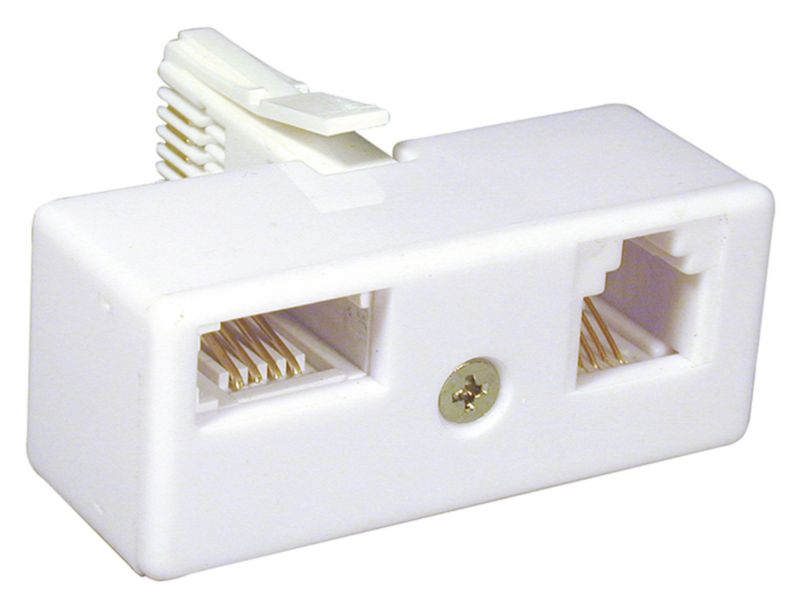 Philex Fax Modem amp Phone Double Adaptor