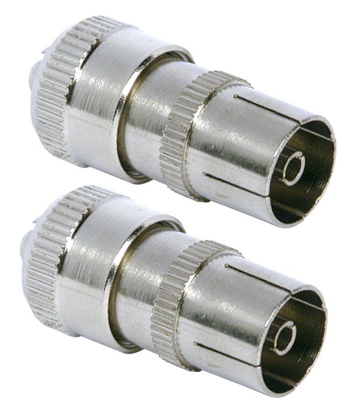 Philex TVFM Coaxial Sockets Nickel Effect Plated