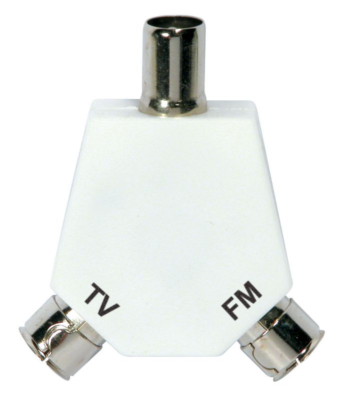 Philex Diplexer Coax Plug To 2 Coax Sockets