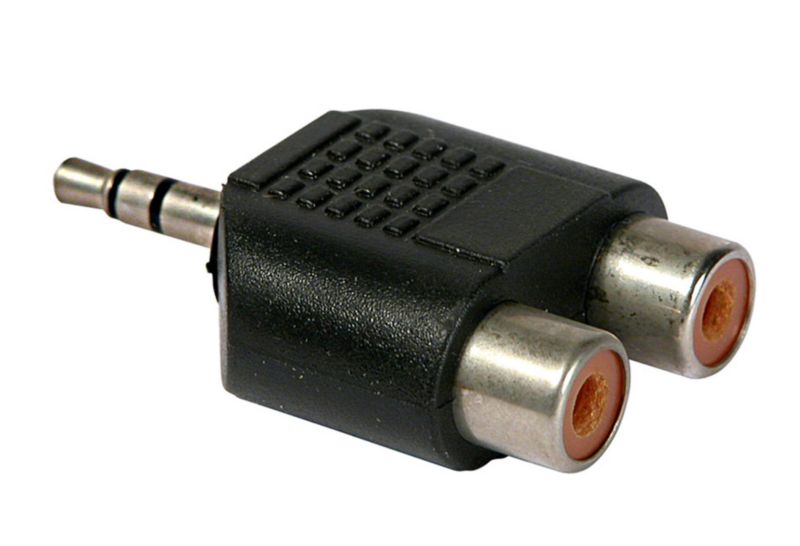 Philex Plug To 2 Phono Adaptor