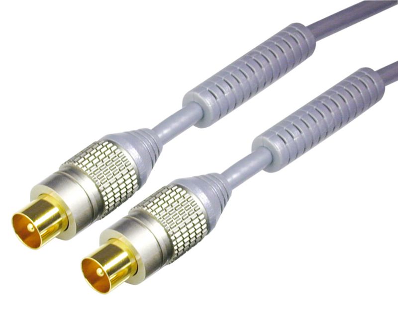SLX Gold Coax Plug To Coax Plug