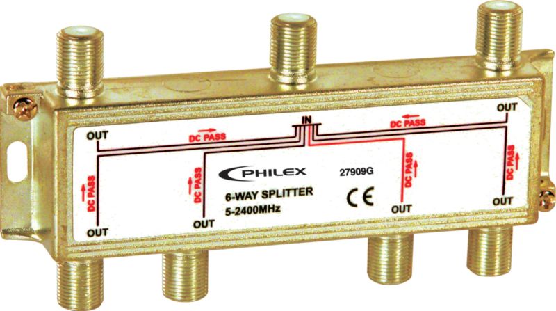 Philex Satellite Splitter Six Way