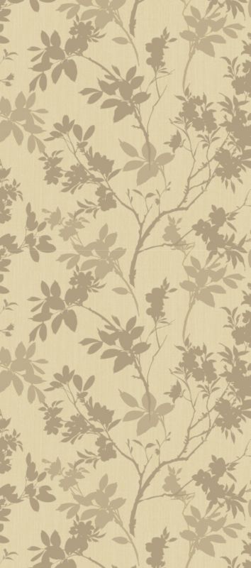 Eco Divine Motif Wallpaper Taupe L 10m