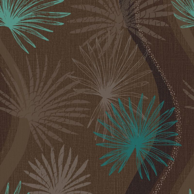 Arthouse Vintage Novara Wallpaper Teal 10m