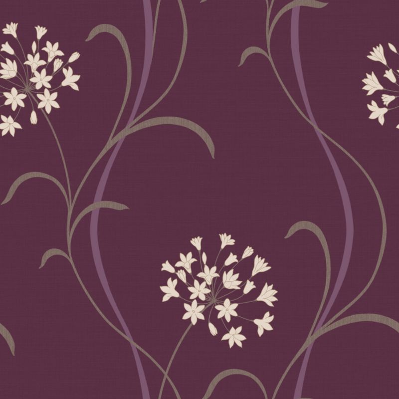 Arthouse Opera Mia Wallcovering Mulberry 10m