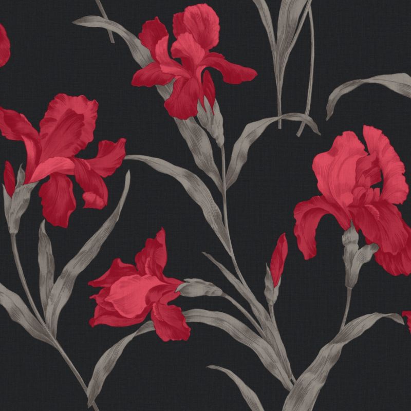 Sophie Conran Fleur Wallpaper Red 10m