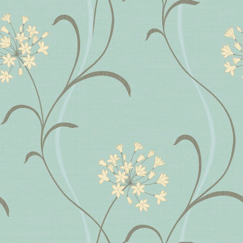 Arthouse Vintage Mia Blue Wallpaper 10m