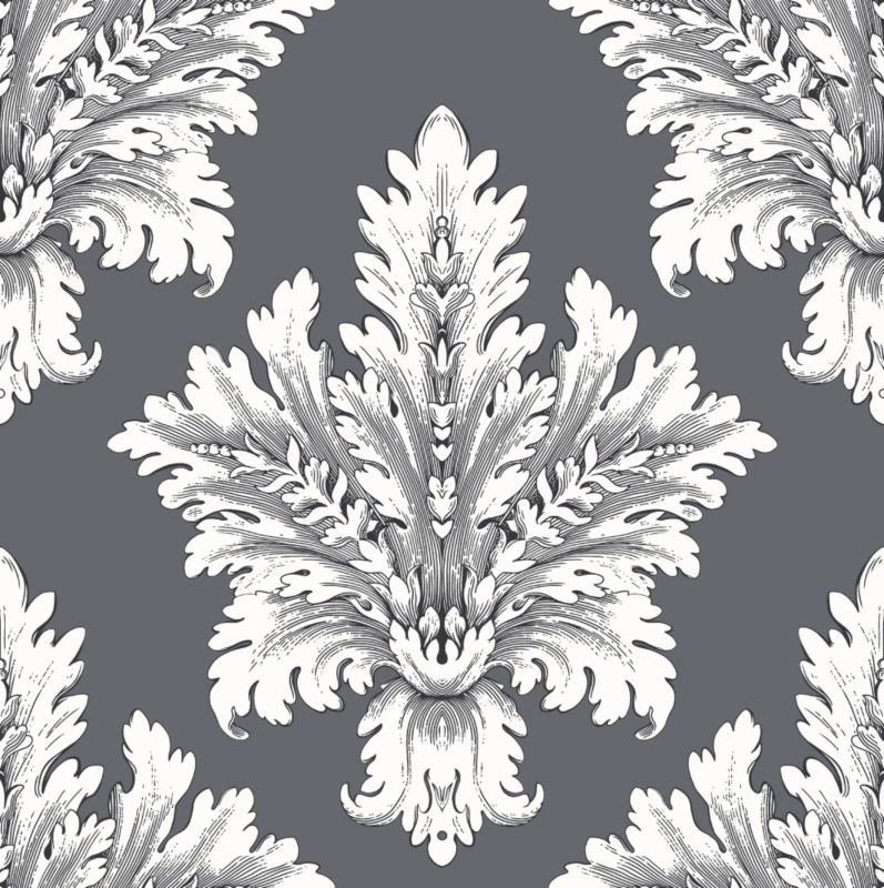 Sophie Conran Chartwell Wallpaper Charcoal 10m