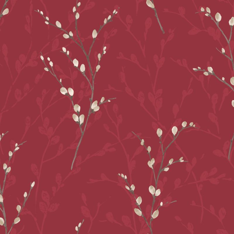 Arthouse Eco Willow Wallpaper Red 10m