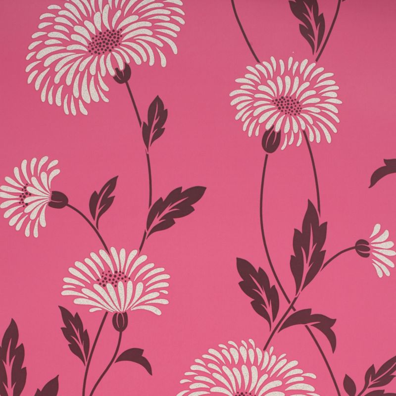 Arthouse Vintage Dazzle Wallpaper Pink 10m