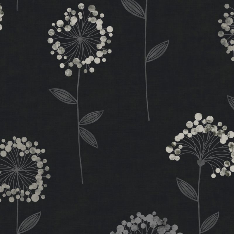 Arthouse Opera Carmen Floral Wallpaper Black 10m