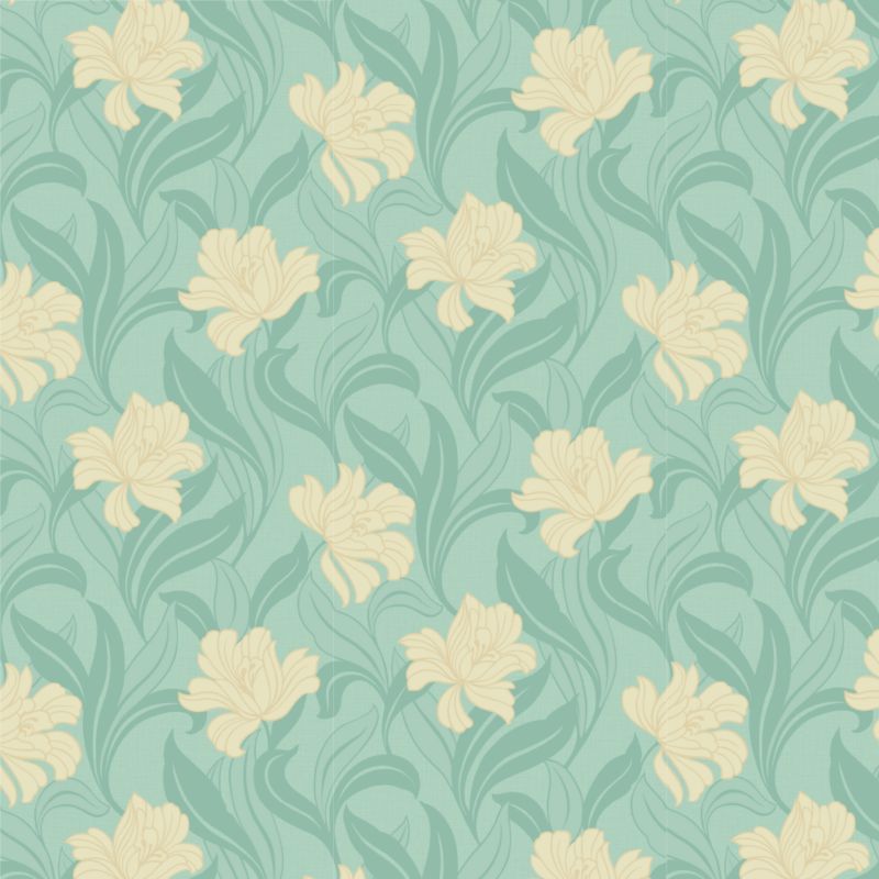 Vogue Wallpaper Aqua (L)10m