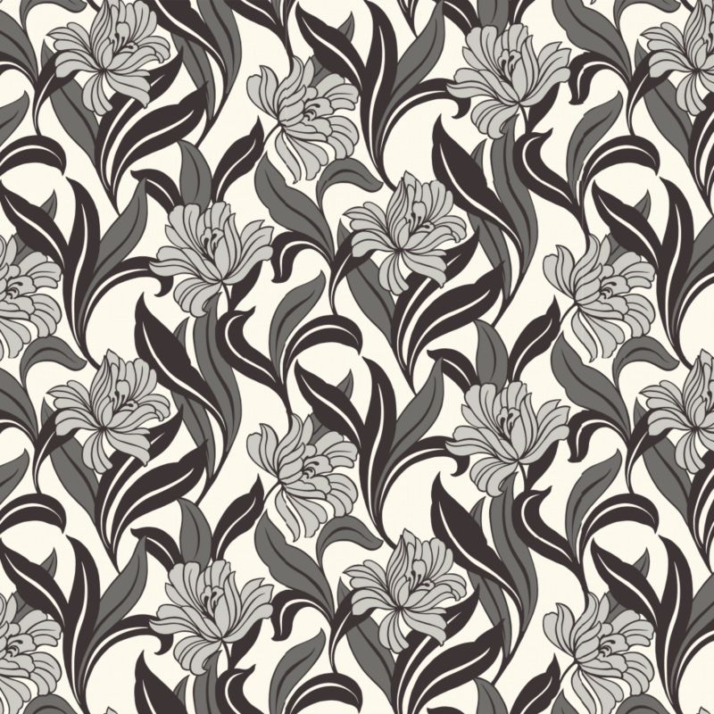 Arthouse Vintage Vogue Wallpaper Silver (L)10m