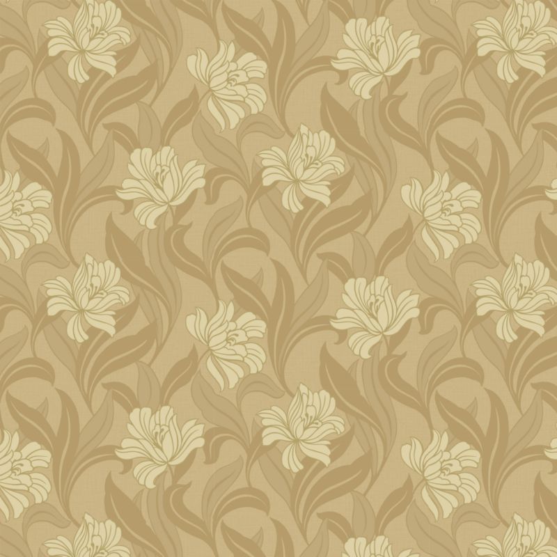 Arthouse Vintage Vintage Arthouse Vogue Wallpaper Beige (L)10m