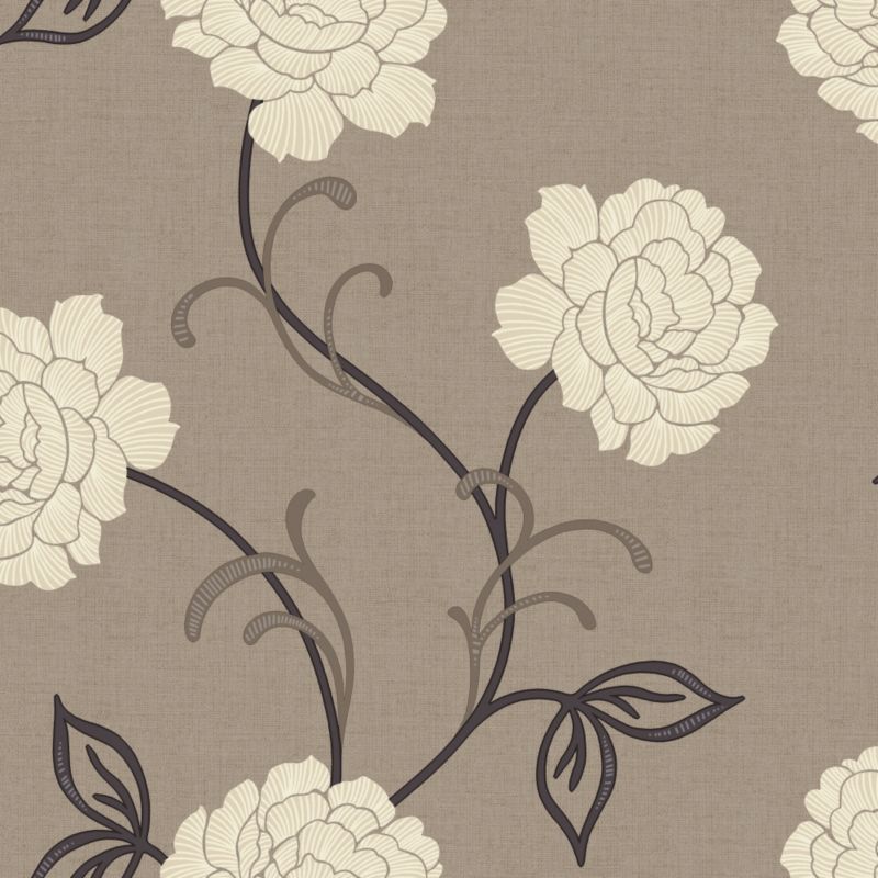 Arthouse Opera Lauren Wallpaper Stone 10m