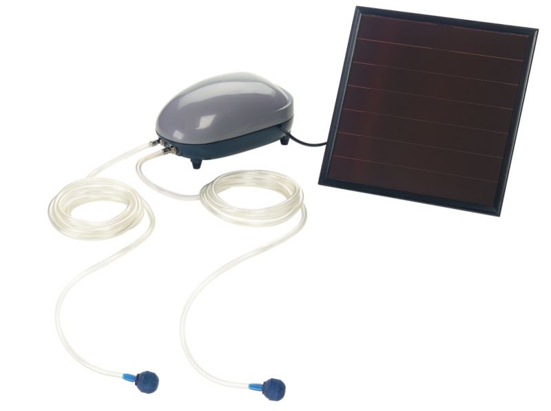 Smart Solar Solar Powered Air Pump SS21803R01 Grey