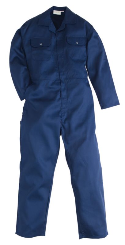 Work Safe Navy Traditional Boiler Suit Long 44 inch Chest