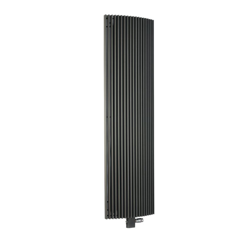 Jaga Iguana Arco Vertical Decorative Radiator Sandblast Grey W410 times H1800mm