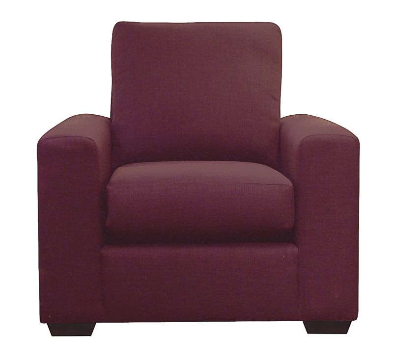 Ruby Armchair Plum Metro Chenille