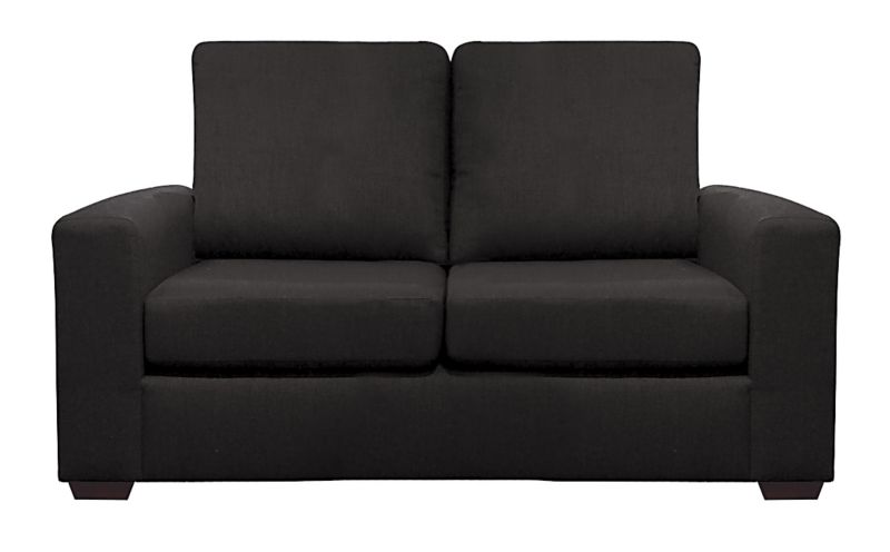 Ruby 2 Seater Sofa Charcoal Plain Weave