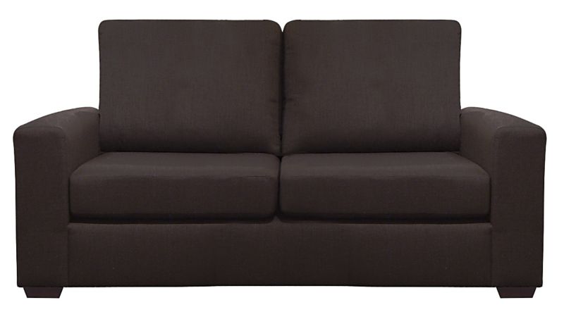 Ruby Large 2 Seater Sofa Chocolate Plain Weave