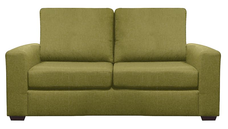 Ruby Large 2 Seater Sofa Olive Plain Weave