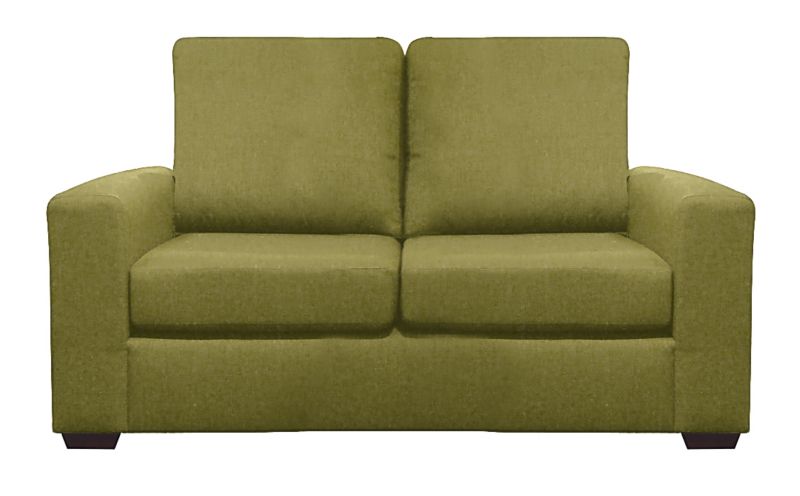 Ruby 2 Seater Sofa Olive Plain Weave