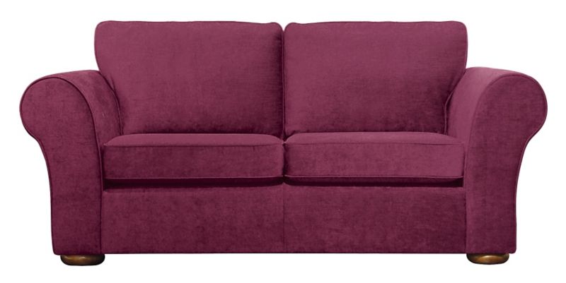 Amelia Large 2 Seater Sofa Plum Glamour Velvet