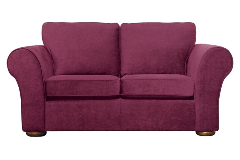 Amelia 2 Seater Sofa Plum Glamour Velvet