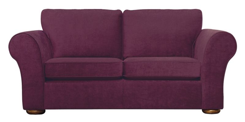 Amelia Large 2 Seater Sofa Plum Metro Chenille