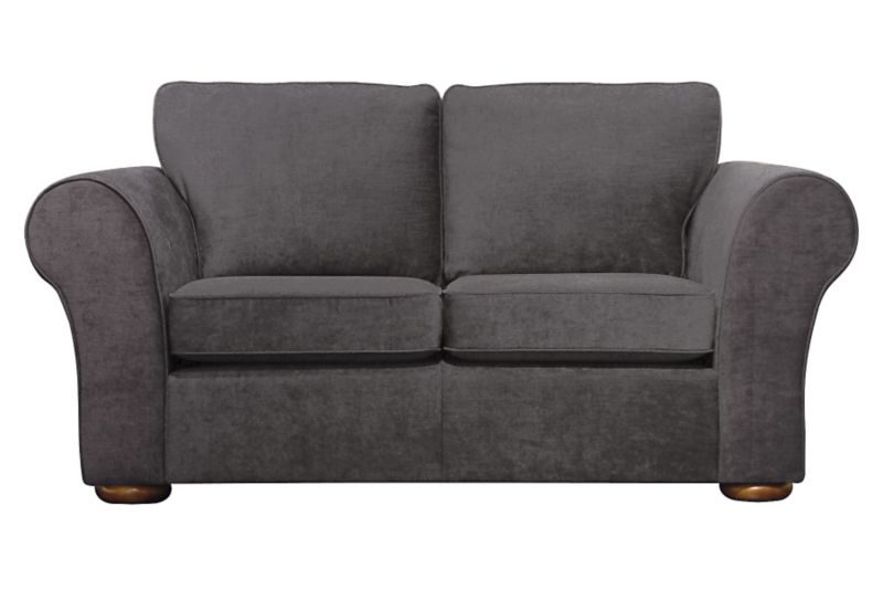 Amelia 2 Seater Sofa Grey Chenille