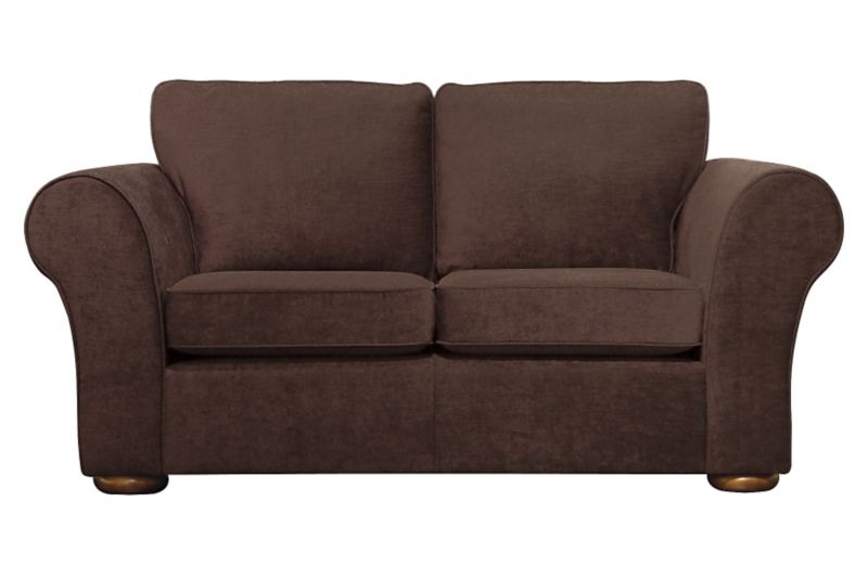 Amelia 2 Seater Sofa Chocolate Leather