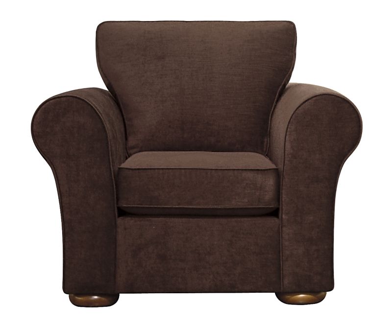 Amelia Armchair Chocolate Leather