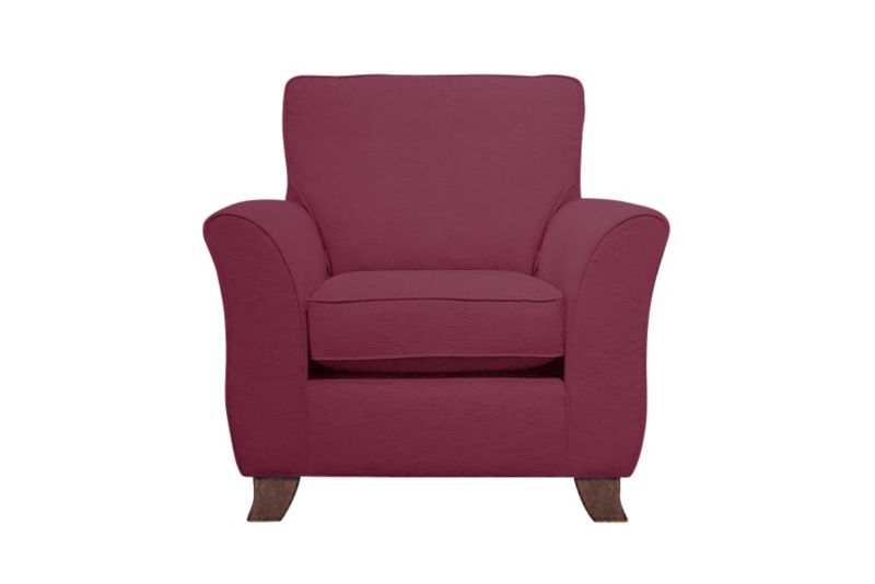 Ella Armchair Plum Glamour Velvet