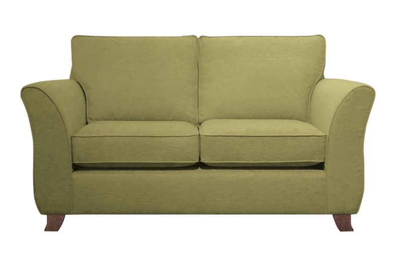 Ella Large 2 Seater Sofa Olive Plain Weave